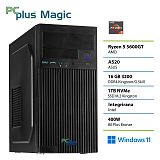 PCPLUS Magic Ryzen 5 5600GT 16GB 1TB Windows 11 Home namizni računalnik
