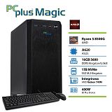 PCPLUS Magic Ryzen 5 8500G 16GB 1TB NVMe SSD tipkovnica miška namizni računalnik