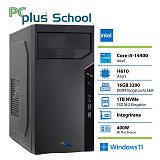 PCPLUS School i5-14400 16GB 1TB SSD Windows 11 PRO EDU (samo za izobraževalne ustanove) namizni računalnik