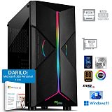 PCPLUS Storm i5-10400F 16GB 512GB NVMe SSD GeForce GTX 1650 4GB Windows 11 Home RGB gaming namizni računalnik