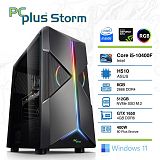 PCPLUS Storm i5-10400F 8GB 512GB NVMe SSD GeForce GTX 1650 4GB GDDR6 Windows 11 Home RGB gaming namizni računalnik