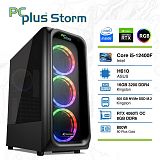 PCPLUS Storm i5-12400F 16GB 1TB NVMe SSD GeForce RTX 4060 Ti DDR6 8GB RGB gaming namizni računalnik