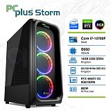 PCPLUS Storm i7-12700F 16GB 1TB NVMe SSD GeForce RTX 4060 Ti DDR6 8GB RGB gaming namizni računalnik