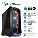 PCPLUS Storm i7-12700F 16GB 1TB NVMe SSD GeForce RTX 4060 DDR6 8GB RGB Windows 11 Home gaming namizni računalnik