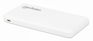 Prenosna baterija Powerbank 10.000 mAh MANHATTAN, 2xUSB-A (2,1A in 1A), 1xUSB-C in 1xMicro-USB (2A)