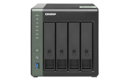 QNAP NAS strežnik za 4 diske, 2GB ram, 10GbE SFP+ mreža
