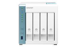 QNAP NAS strežnik za 4 diske, 1GB ram, 2x 1Gb mreža