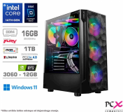 Računalnik PCX Exton, i5 14400F/16GB/1TB/RTX3060/RGB/W11H