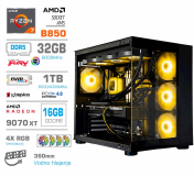 Računalnik PCX Exton R7 7700X/32GB/1TB/RX9070 XT