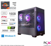 Računalnik PCX Exton, R5 5600/16GB/1TB/RTX3050/RGB/W11H