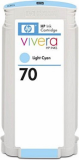 ČRNILO HP 70 SVETLA CYAN ZA DesignJet Z2100/Z3100, 130ml