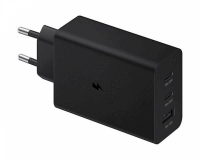 SAMSUNG ADAPTER HITRI TRIO 2x TYPE-C +1x USB-A 65W BLACK