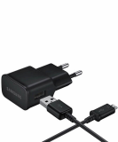 Samsung potovalni polnilnik 220V & podatkovni kabel USB 2.0 microUSB 2A
