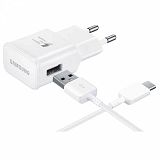 Samsung potovalni polnilnik 220V & podatkovni kabel USB 2.0 TYPE-C 2A