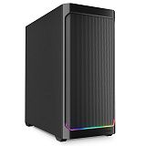 SHARKOON AK4 RGB Strip midiATX gaming črno ohišje