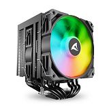 SHARKOON CPU A60 RGB BLACK AIR COOLER 2x120mm PWM 260W procesorski hladilnik