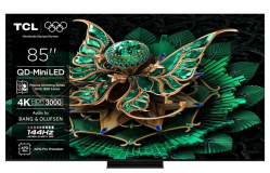 TCL 4K QD-Mini LED HDR PREMIUM 85C71K, Google TV, 144Hz, Ozvočeno z Bang & Olufsen