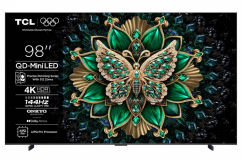 TCL 4K QD-Mini LED TV 98C61K, Google TV, 144Hz, Onkyo zvok z Dolby Atmos