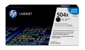 TONER HP 504X ČRN ZA COLOR LASER CP3525/CM3530 ZA 10.500 STRANI