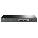 TP-LINK T1600G-18TS 16-port gigabit Smart z 2-port Combo SFP režama mrežno stikalo-switch