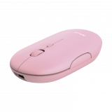 Trust Puck brezžična miška Bluetooth za polnjenje - roza 