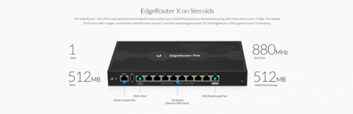 Ubiquiti usmerjevalnik EdgeRouter 10X