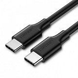 UGREEN USB 2.0 USB-C na USB-C 1m (črn) - polybag