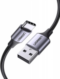 UGREEN USB 2.0 A na USB-C kabel 0.25m (črn) - polybag