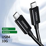 Ugreen USB 4 Gen3 kabel 0,8m USB-C na USB-C, 100W, 8K&40Gbps - box