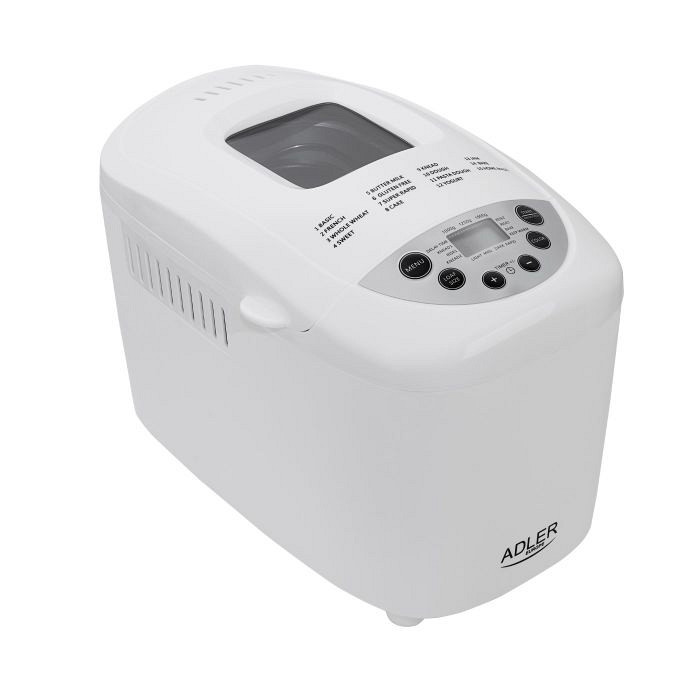 Adler  Pekač kruha –15 programov AD6019 bel