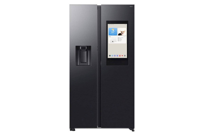 Ameriški hladilnik Samsung RS90F66BEFEO, Family Hub (priklop na vodovod)