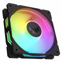 ASUS TUF Gaming TR120 ARGB Reverse ventilator, 120mm PWM, črn