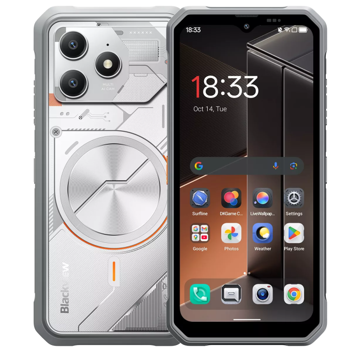 Blackview pametni robustni telefon FORT 100 6/128GB, bel