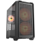 COUGAR MX600 Mini RGB PC Case, Mini Tower, Black