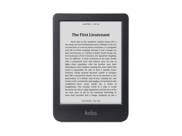 E-bralnik Kobo Clara BW, 6'' Touch, 16GB, WiFi, črn