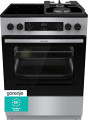 Gorenje štedilnik kombiniran GKC6C60XT 60cm, plin+elektrika