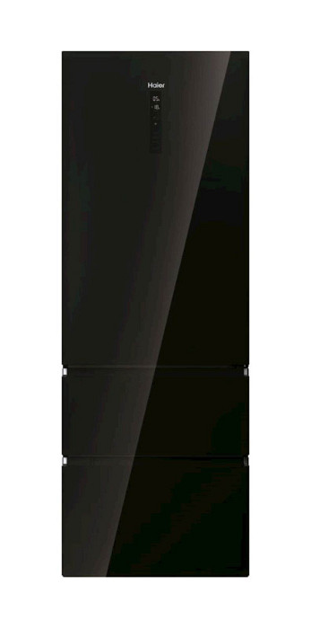 Hladilnik HAIER HTW7720DNGB, 200,6 cm, D, 483 l, French Door, črna steklo