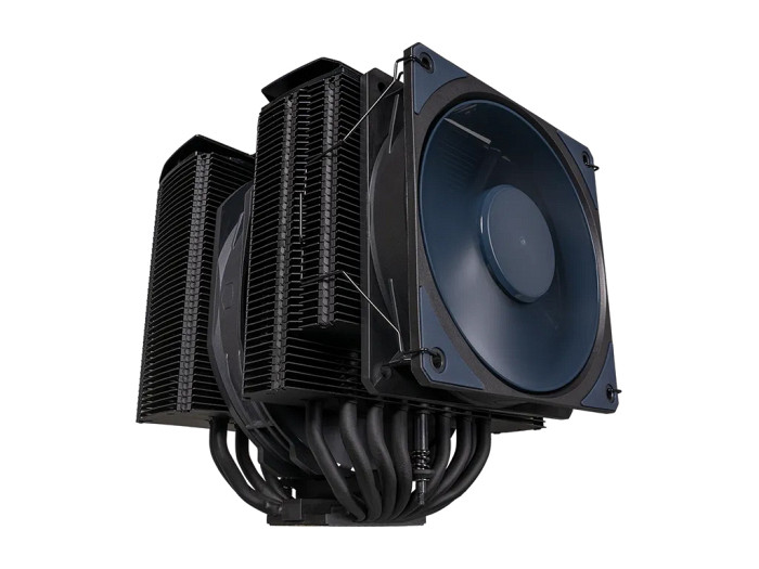 Hladilnik za procesor Cooler Master MasterAir MA824 STEALTH, 120+130mm, črn