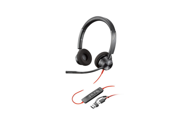 HP Poly BW 3320 Stereo USB-C HS +USB-C/A