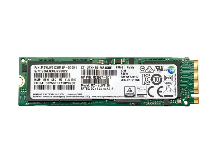HP SSD 512GB PCIe NVME TLC