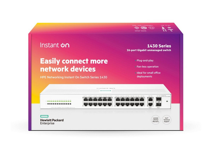 HPE Aruba IOn 1430 26G 2SFP Sw