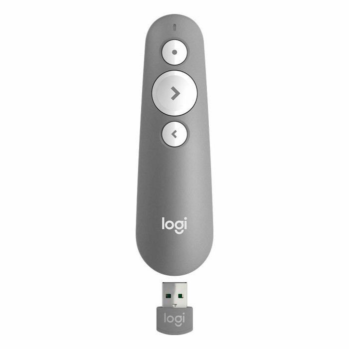 Logitech Presenter R500s Wireless, rdeč laser, USB