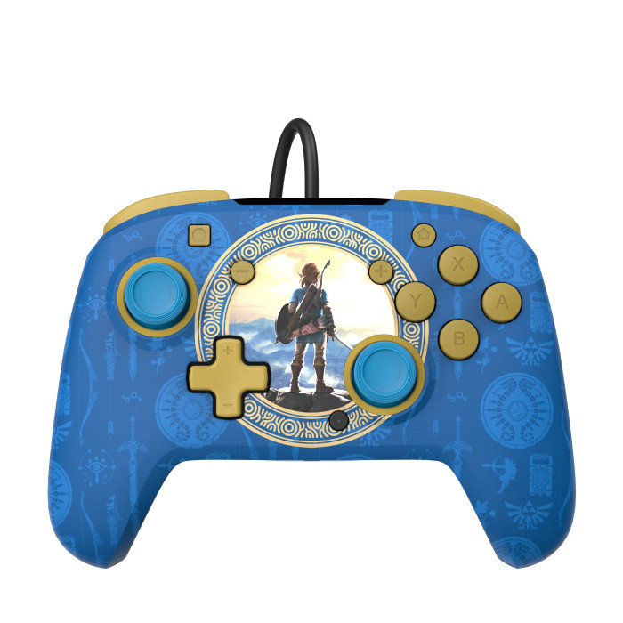 PDP SWITCH 2 & 1 ŽIČNI KONTROLER REMATCH - HYRULE BLUE