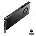 PNY NVIDIA RTX 4000 Ada Generation grafična kartica, 20GB GDDR6 ECC 160-bitov, PCIe 4.0 x16, enojni slot, 4x DP 1.4a, OEM pakiranje