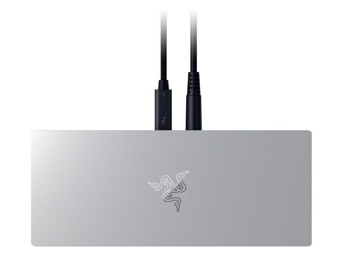 Priključna postaja USB-C Razer Thunderbolt 5 Dock Mercury, PD 140W, SSD reža, 10 v 1
