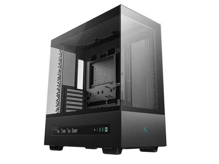 Računalniško ohišje DeepCool CH690 DIGITAL,  ATX, Midi-Tower, LCD, kaljeno steklo, črno