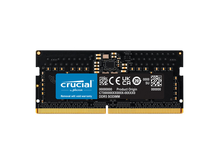 Crucial 8GB DDR5-5600 SODIMM PC5-44800 CL46, 1.1V