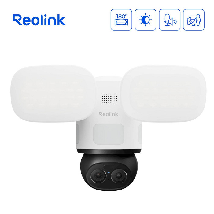 Reolink Ip Kamera TrackFlex Floodlight F850W, 8MP, 4K, 3000 lumnov reflektor, 30M IR, 6x zoom, Ai