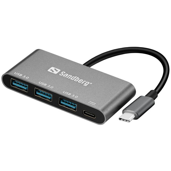 Sandberg USB-C to 3x USB 3.0 + PD Hub