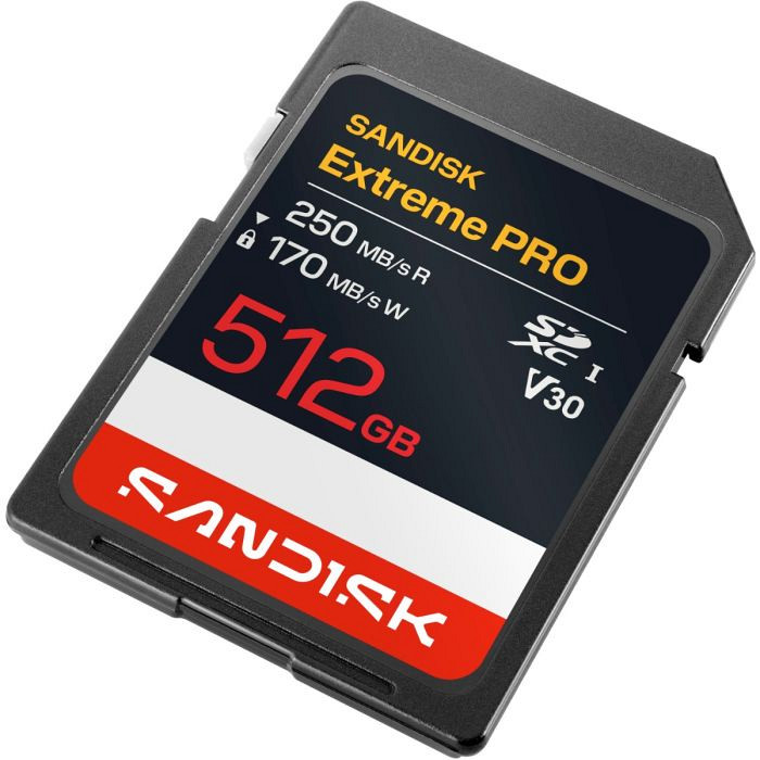 SanDisk 512GB Extreme PRO SDHC UHS-I spominska kartica